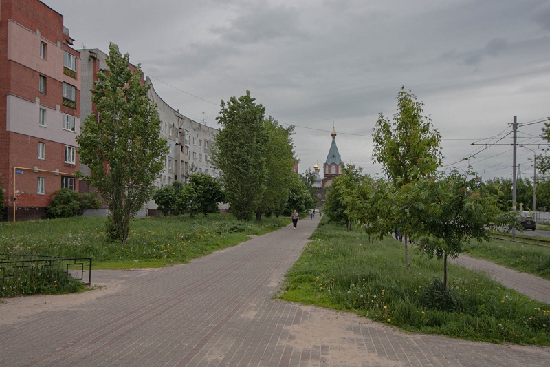 Сквер на улице Гордеевской